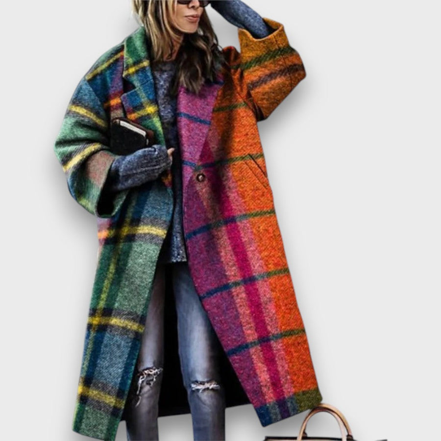 CREMOLINO - Cappotto oversize lungo dal carattere moderno