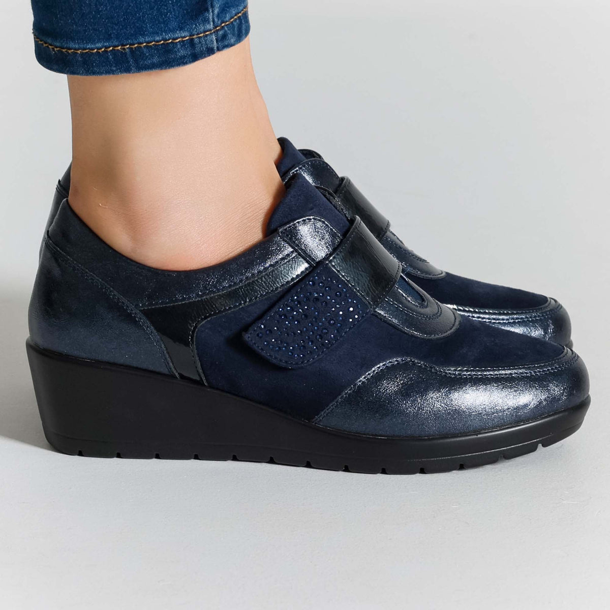 Katia - Sneaker Comfort con zeppa