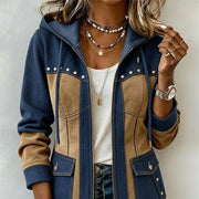 Blu navy e cammello