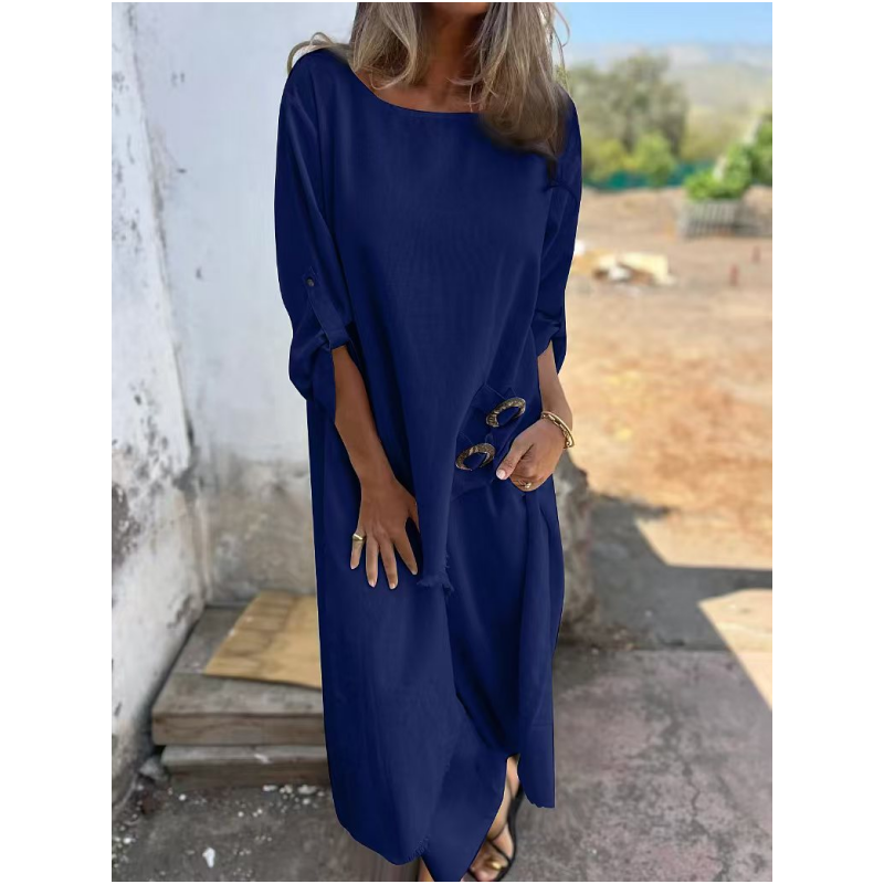 GIULIA - Completo due pezzi in lino e cotone elegante
