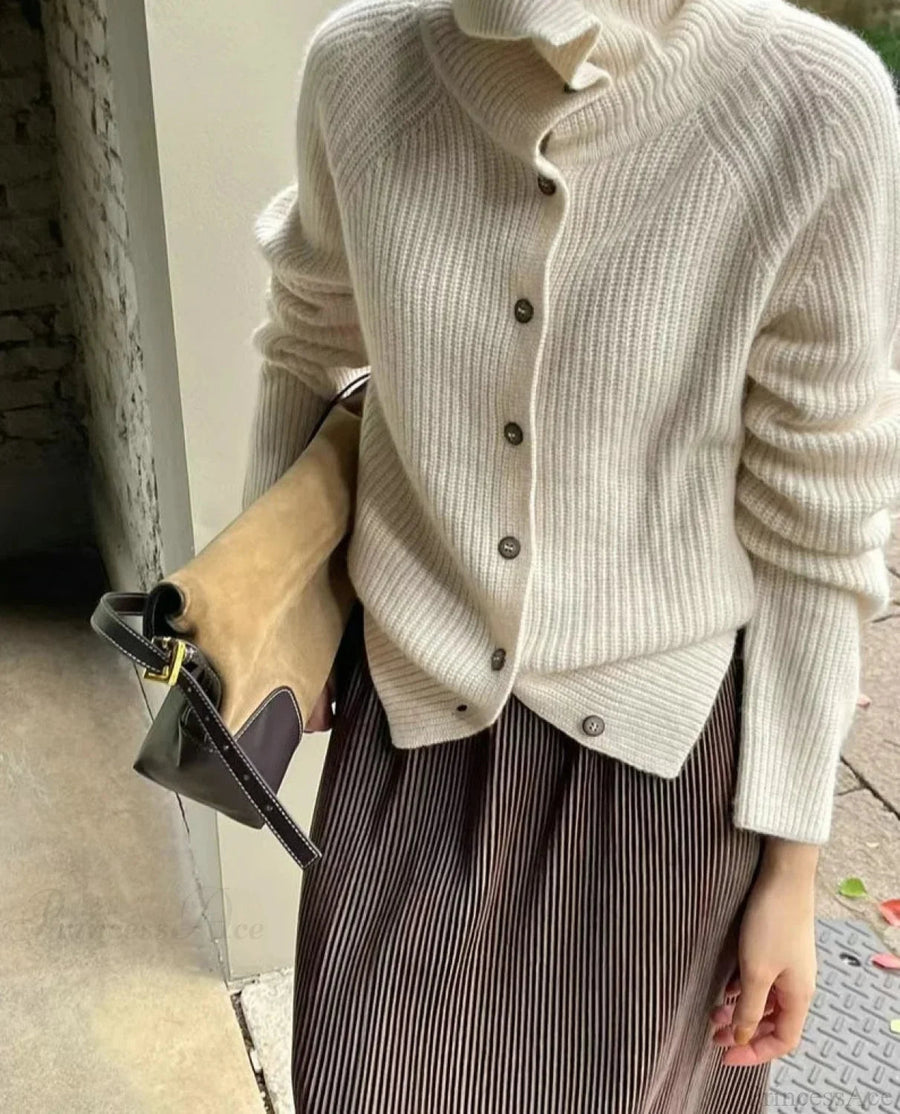 SEYCHELLES - Cardigan oversize a collo alto