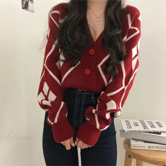 BIVONA - Cardigan stampato con scollo a V